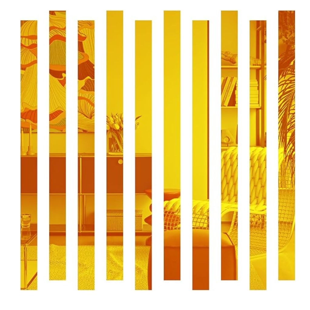 Premium Acrylic Mirror Strip for Living Room & Bedroom Walls