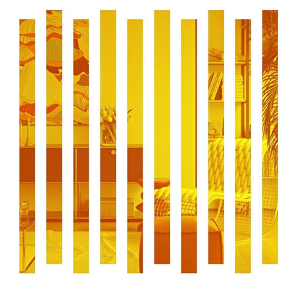 Premium Acrylic Mirror Strip for Living Room & Bedroom Walls
