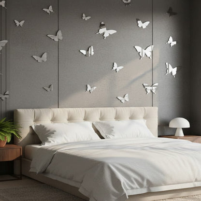 3D Butterfly Wall Decor (20 Pieces Set) | Modern Acrylic Wall Art – Noorwall
