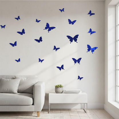 3D Butterfly Wall Decor (20 Pieces Set) | Modern Acrylic Wall Art – Noorwall