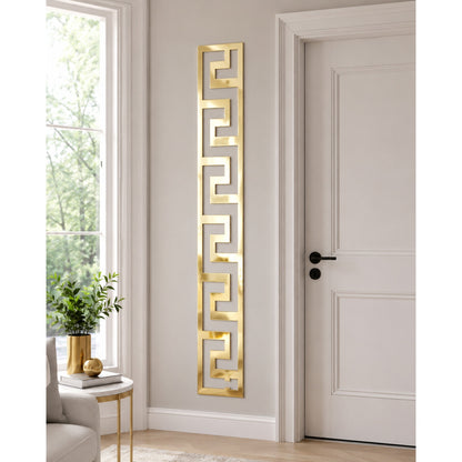 Golden Acrylic Door Border Panel – Luxury Entrance & Door Wall Decor